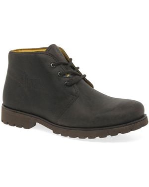 Panama Jack Classic (Bota) &Apos;S Waterproof Leather Lace Up Chukka Ankle Boot - Black