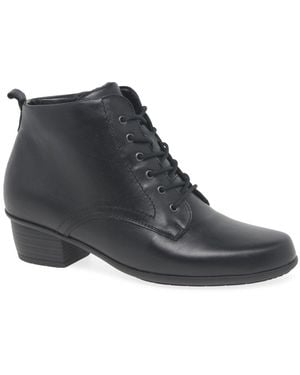 Waldläufer Hally Ankle Boots - Black