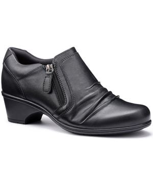 Hotter Sutton High Cut Court Shoes - Black