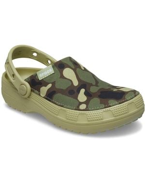 Crocs™ Classic Crafted Camo Clogs - Green