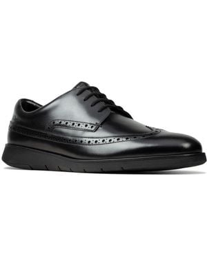 Clarks Helston Limit Mens Casual Brogue Shoes - Black