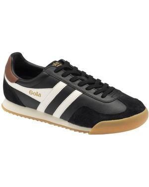 Gola Europa Leather Trainers - Black