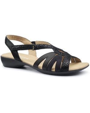 Hotter Flare Sandals - Blue
