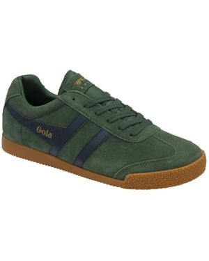 Gola Harrier Suede Trainers - Green