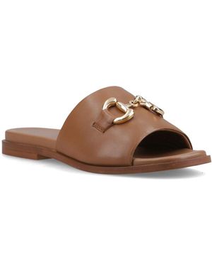 Hush Puppies Lana Mules - Brown