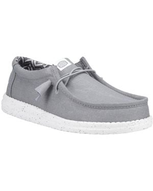 HEYDUDE Wally Canvas Shoes - Black