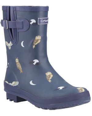 Cotswold Woodland Mid Wellingtons - Blue
