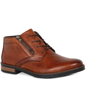 Rieker Topper Boots Colour: 24 Gaucho Lea - Brown