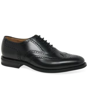 Loake 302B Formal Oxford Brogues - Black