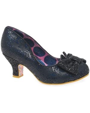 Irregular Choice Dazzle Razzle Wide Fit Court Shoes - Blue