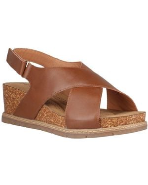 Josef Seibel Eden 01 Wedge Sandals - Brown
