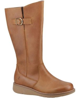 Hush Puppies Luna Knee High Boots - Brown