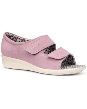 Hotter Siesta Slippers - Pink