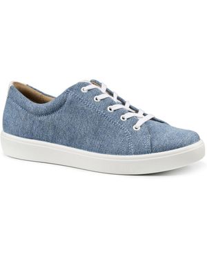 Hotter Molly Canvas Shoes - Blue