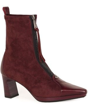 Hispanitas Bangkok Zip Ankle Boots - Purple