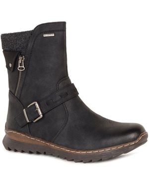 Lunar (GRS) Haley Waterproof Ankle Boots - Black