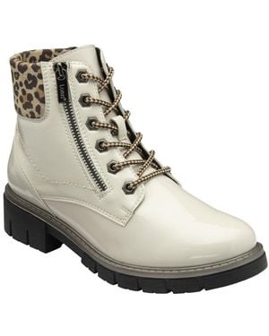 Lotus Charleston Ankle Boots - White