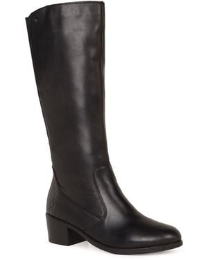 Rieker Harome Knee High Boots - Black