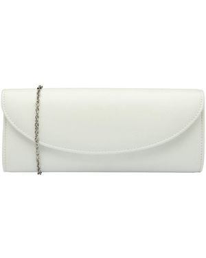 Lotus Claire Clutch Bag - White