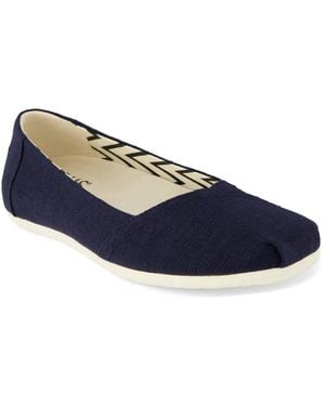 TOMS Alpargata Ballet Shoes - Blue