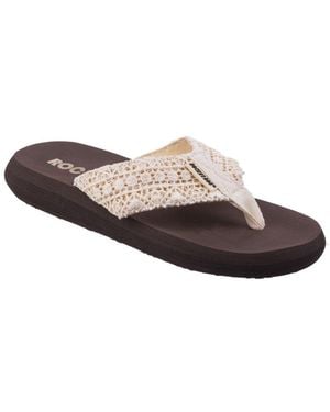 Rocket Dog Spotlight Casual Toe Post Sandals - Natural