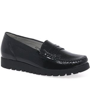 Waldläufer Penny Moccasins - Black