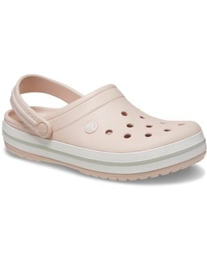Crocband clog white deals