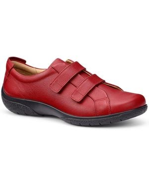 Hotter Leap Ii Wide Fit Shoes - Red