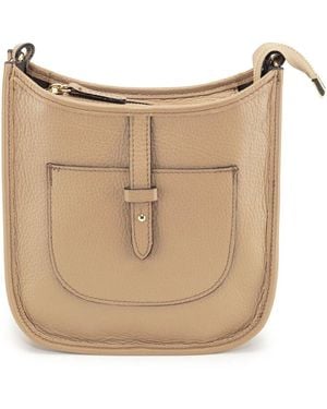 Elie Beaumont Messenger Handbag - Natural