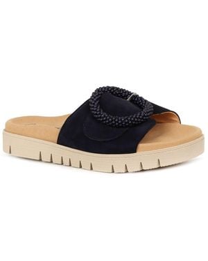Gabor Everly Mule Sandals - Blue