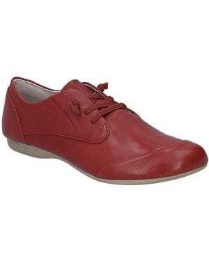 Josef Seibel Fiona Lace Up Shoes - Red