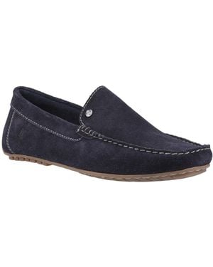 Hush Puppies Ralph Suede Shoes - Blue