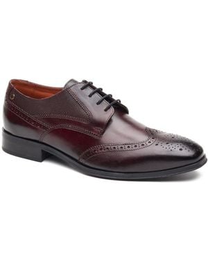 Base London Steeple Brogue Shoes - Brown