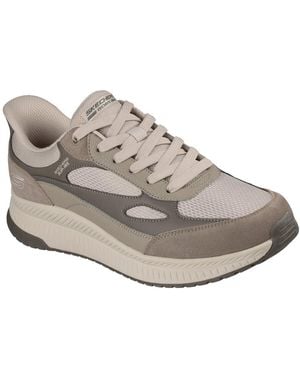 Skechers Bobs Sport Squad 4 Core Look Trainers - Grey