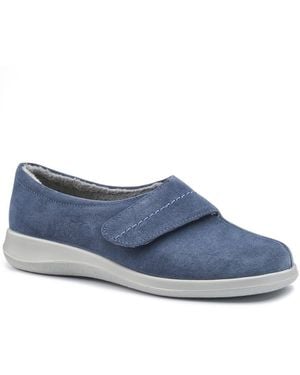 Hotter Wrap Slippers - Blue