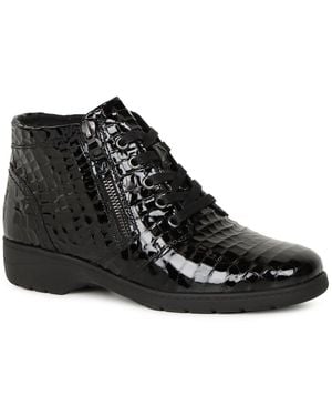 Caprice Amanda Ankle Boots - Black