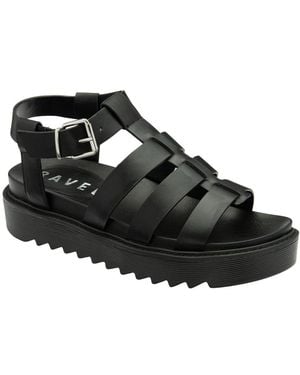 Ravel Oakley Gladiator Sandals - Black