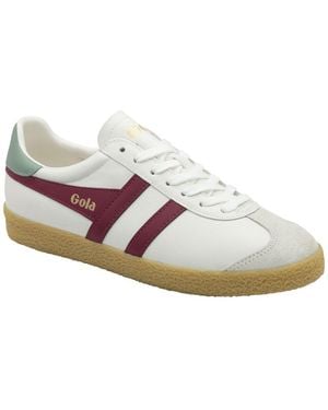 Gola Medallist Leather Trainers - White