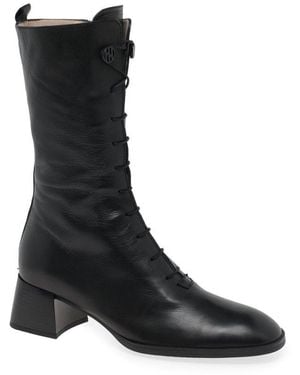 Hispanitas Charlize Calf Length Boots - Black