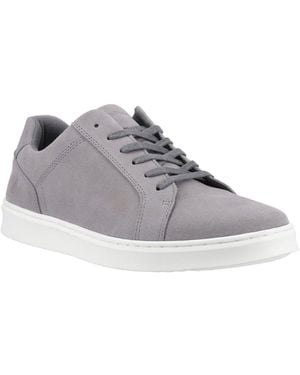 Hush Puppies Madden Suede Shoes - Grey