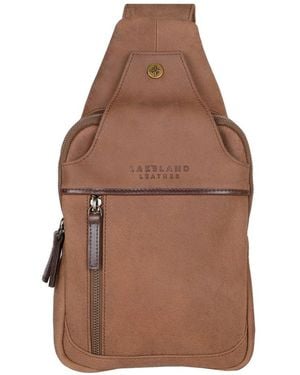 Lakeland Leather Hawksdale Slingbag - Brown