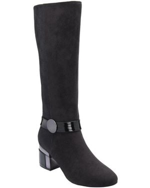 Lotus Solia Knee High Boots - Black