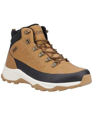 Cotswold Suede Ryeford Lace-Up Hiking Boots - Brown