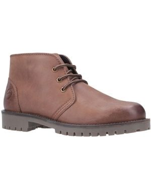 Cotswold Stroud Lace Up Boots - Brown
