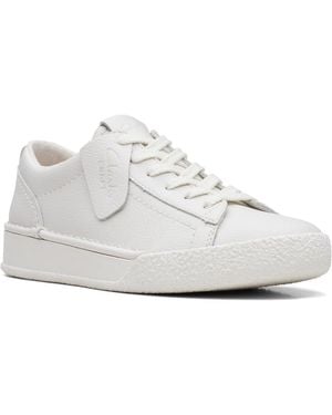 Clarks Craft Cup Walk Trainers - White