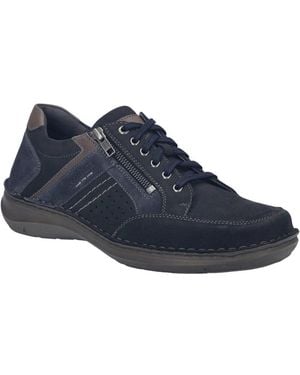 Josef Seibel New Anvers 87 Wide Fit Shoes - Blue