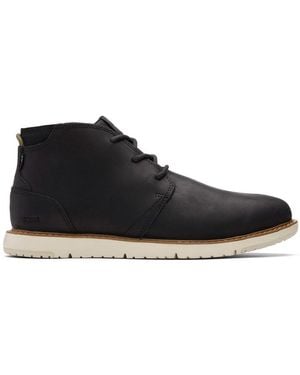 TOMS Navi Water Resistant Chukka Boots - Black