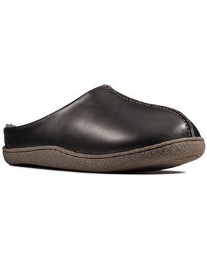 Clarks S Relaxed Style Leather Mule Slippers 26143828 12 Uk Black