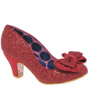 Irregular Choice Ban Joe Wide Fit Court Shoes - Red