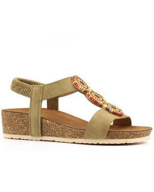 Lunar (GRS) Candice Sandals - Metallic